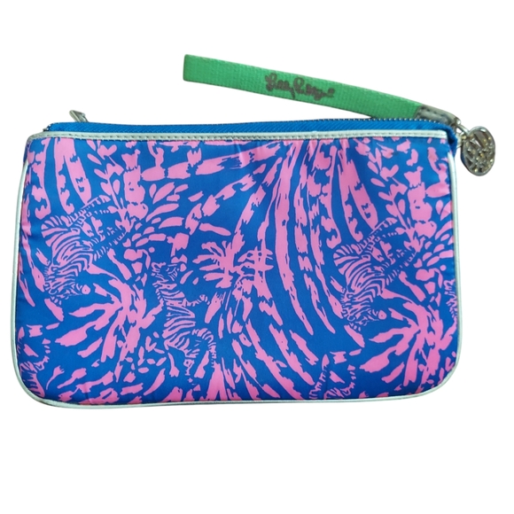 Lilly Pulitzer Handbags - Lilly Pulitzer Pink and Blue Clutch